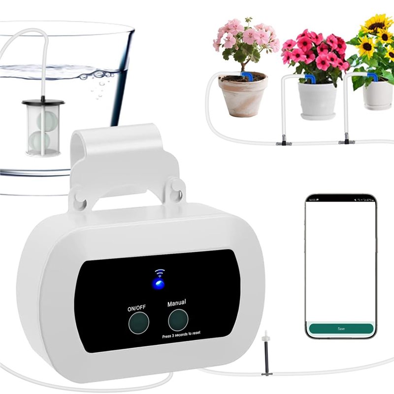 Drip Irrigation Kit - Sistema de irrigação inteligente por Wi-Fi