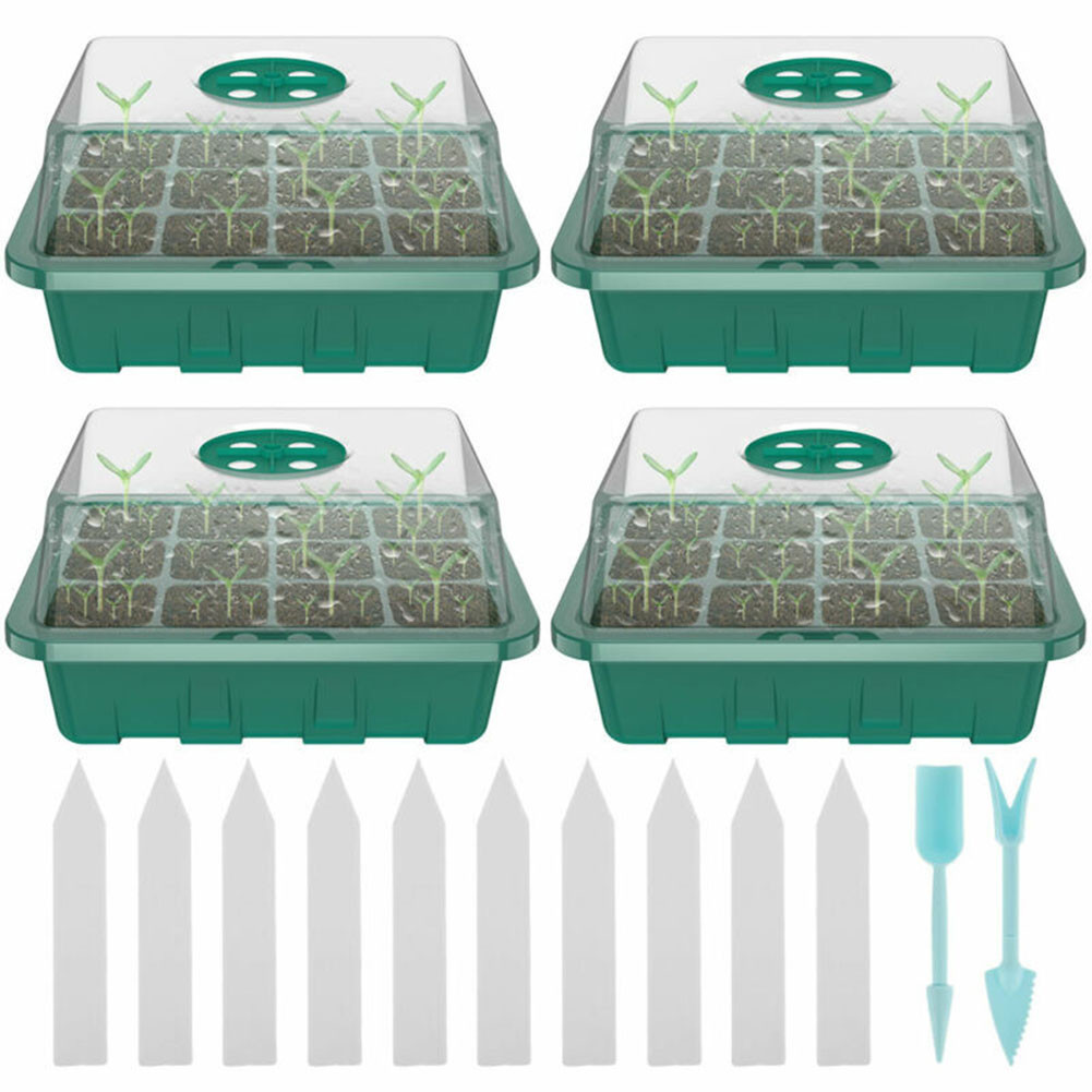 4 pçs mini estufa 12 compartim - Greenhouse Mini Indoor avaliação e preço