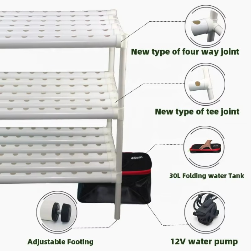 Novo design casa jardim hidrop - Hydroponic System avaliação e preço