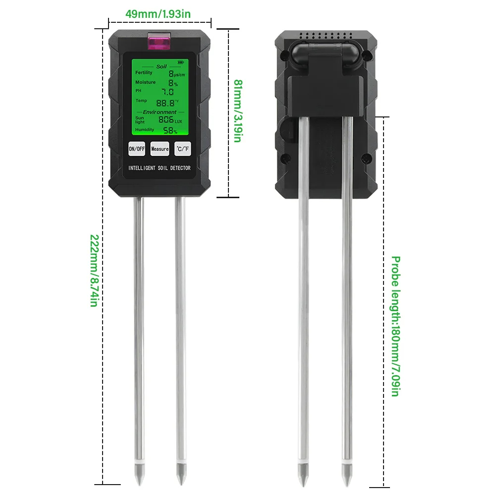 Medidor de Solo Seis em Um ST0 - Moisture Meter Plant avaliação e preço